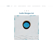 Tablet Screenshot of lesliemorganart.com